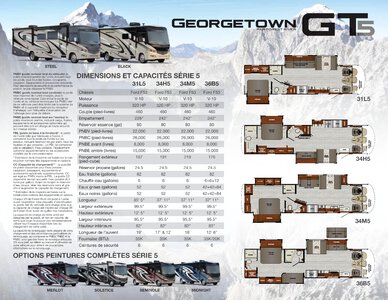 2020 Forest River Georgetown 5 Series GT5 French Brochure page 1
