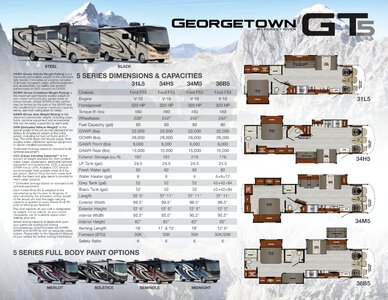 2020 Forest River Georgetown 5 Series GT5 Brochure page 1