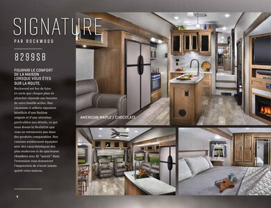 2020 Forest River Rockwood Fifth Wheels French Brochure page 4