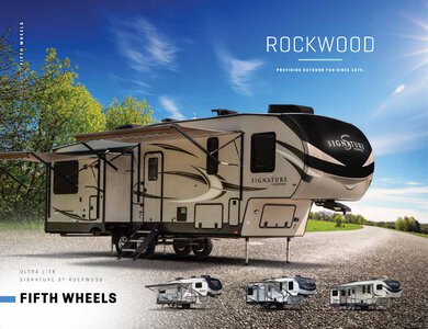 2020 Forest River Rockwood Fifth Wheels Brochure page 1