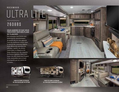 2020 Forest River Rockwood Travel Trailers French Brochure page 12