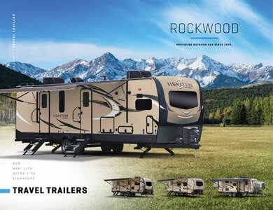 2020 Forest River Rockwood Travel Trailers Brochure page 1