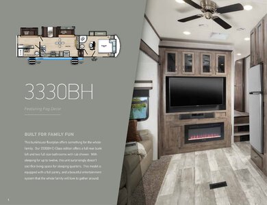 2020 Forest River Sandpiper C Class Brochure page 2