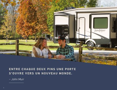 2020 Forest River Sandpiper Fifth Wheels French Brochure page 2