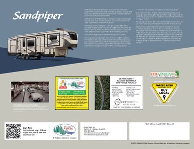 2020 Forest River Sandpiper Fifth Wheels Brochure page 20