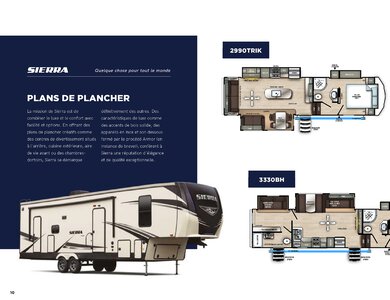 2020 Forest River Sierra C Class French Brochure page 10