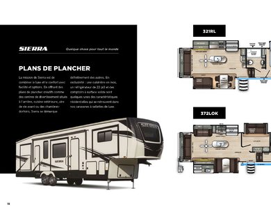 2020 Forest River Sierra Fifth Wheels French Brochure page 16