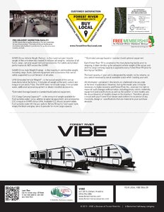 2020 Forest River Vibe Midwest Brochure page 6