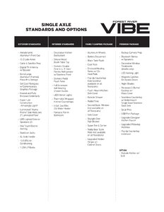 2020 Forest River Vibe West Brochure page 3