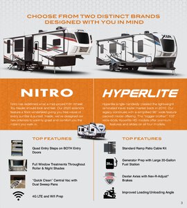 2020 Forest River XLR Hyper Lite Brochure page 3