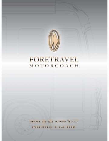 2020 Foretravel IH 45 IC 37 Brochure
