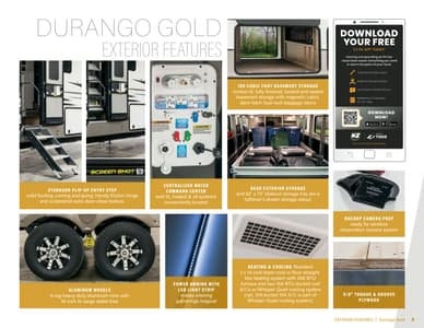 2020 KZ RV Durango Gold Brochure page 9