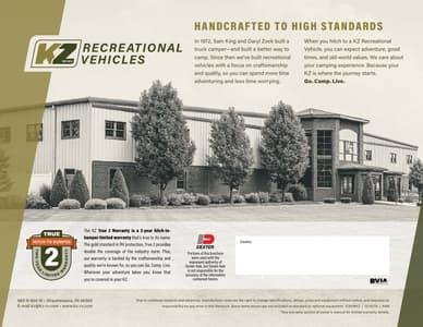 2020 KZ RV Durango Gold Brochure page 12