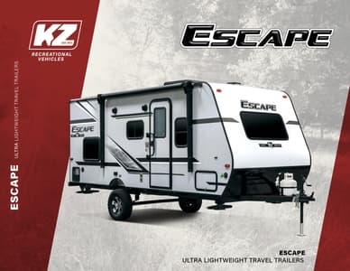 2020 KZ RV Escape Brochure page 1