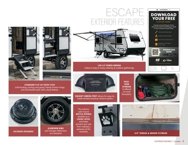 2020 KZ RV Escape Brochure page 7