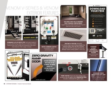 2020 KZ RV Venom Brochure page 10