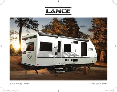 2020 Lance Travel Trailers Brochure page 1