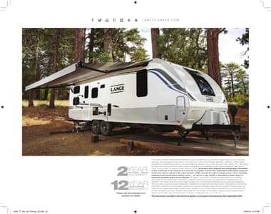 2020 Lance Travel Trailers Brochure page 20