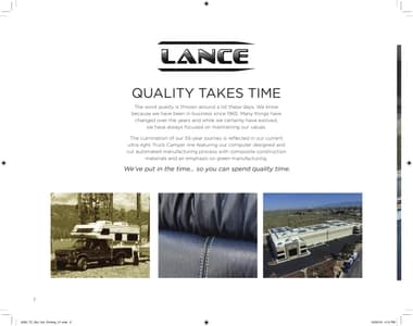 2020 Lance Truck Campers Brochure page 2