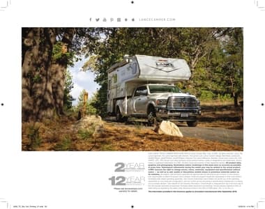 2020 Lance Truck Campers Brochure page 20