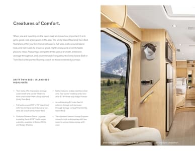 2020 Leisure Travel Vans Unity Brochure page 10