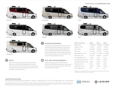 2020 Leisure Travel Vans Wonder Brochure page 16
