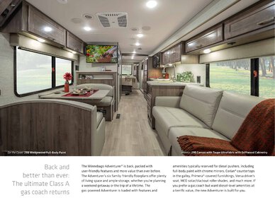 2020 Winnebago Adventurer Brochure page 2