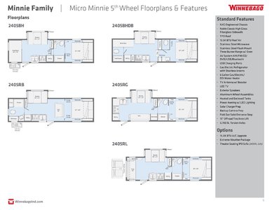 2020 Winnebago Minnie Family Brochure page 9