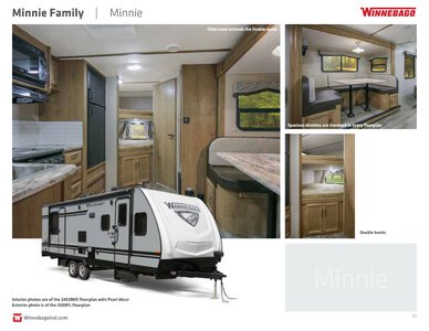 2020 Winnebago Minnie Family Brochure page 10