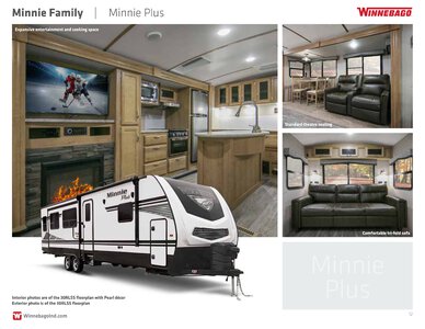 2020 Winnebago Minnie Family Brochure page 12