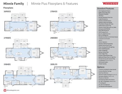 2020 Winnebago Minnie Family Brochure page 13