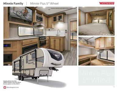 2020 Winnebago Minnie Family Brochure page 14