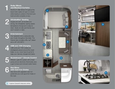 2021 Airstream Caravel Travel Trailer Brochure page 7