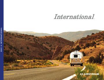 2021 Airstream International Travel Trailer Brochure