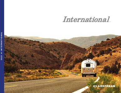 2021 Airstream International Travel Trailer Brochure page 1