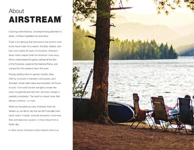 2021 Airstream International Travel Trailer Brochure page 2