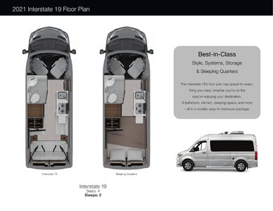 2021 Airstream Interstate 19 Touring Coach Brochure page 6