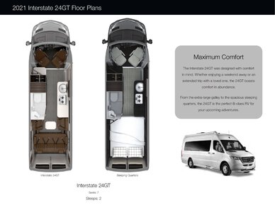 2021 Airstream Interstate 24 Touring Coach Brochure page 8