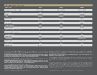 2021 Coachmen Encore Brochure page 7