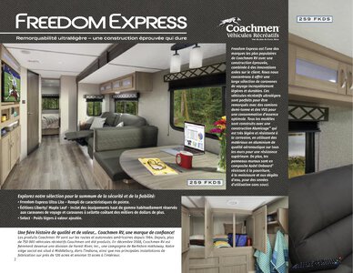 2021 Coachmen Freedom Express French Brochure page 2