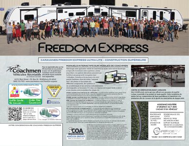 2021 Coachmen Freedom Express French Brochure page 12