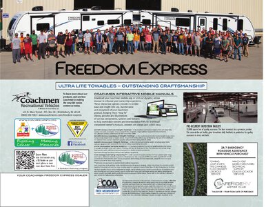 2021 Coachmen Freedom Express Brochure page 12