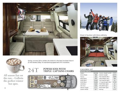 2021 Coachmen Galleria Brochure page 8