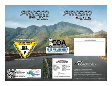 2021 Coachmen Prism Brochure page 8