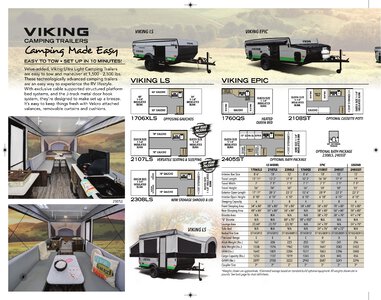 2021 Coachmen Viking Travel Trailers Brochure page 4