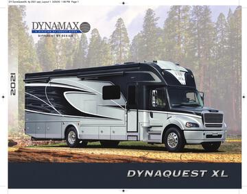 2021 Dynamax Dynaquest XL Brochure