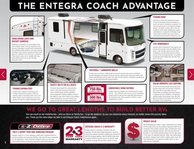 2021 Entegra Coach Gas Class A Brochure page 2