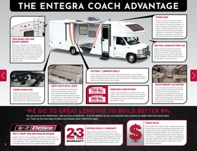 2021 Entegra Coach Gas Class C Brochure page 2