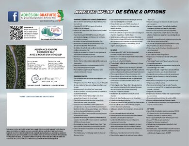 2021 Forest River Arctic Wolf French Brochure page 4