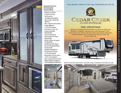 2021 Forest River Cedar Creek Champagne Edition Brochure page 3